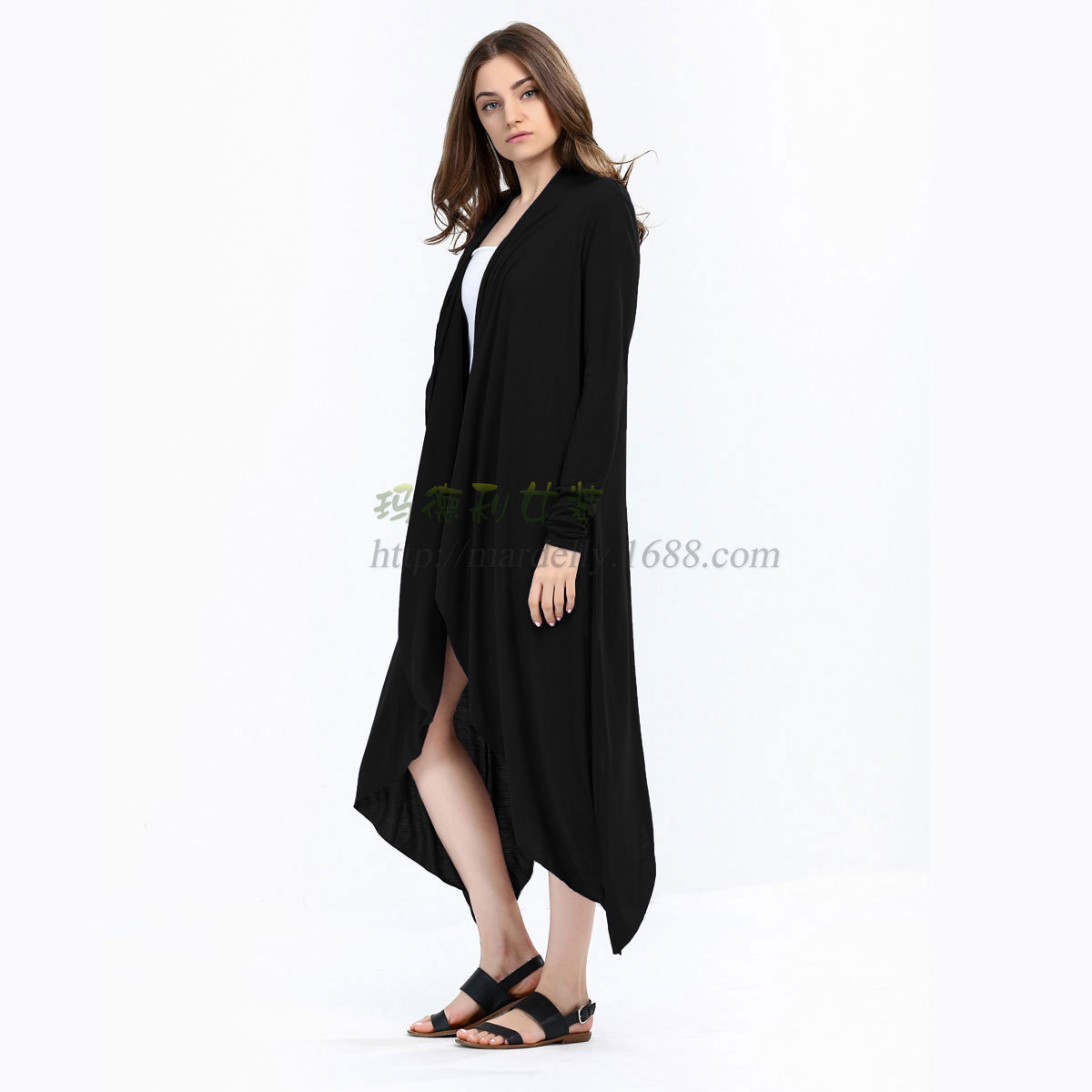 SZ60003-1-2 Модные женские длинные кардиганы вязаные свитера для женщин
